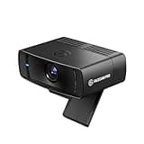 Elgato Facecam Pro, True 4K60 Ultra HD Webcam for Live Streaming, Gaming, Video Calls, Advanced Light Correction, DSLR Style Control, Wide Angle, Works with OBS, Teams,Zoom, PC/Mac, Black (Renewed)