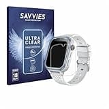 savvies 18 Pack Screen Protector compatible with DDIOYIUR Smartwatch Protection Film Clear