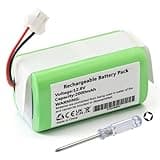 M210 Vacuum Battery Replacement for Lefant M210 M210B M210 Pro M213 M213S, OKP Life K2 Battery PN: IFR 18650 4S1P C465-J5-4S1P IFR18650-4S1P-A2 12.8V