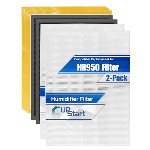 2-Pack 1712-0093-00 Kit for Winix HR950 Filter Replacement - Compatible with Winix HR 950 Pet Filters Air Purifier HEPA H13 with Winx Honeycomb Activated Carbon & Pre-Filters Parts PreFilters