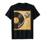 Anatomy Vinyl Record Player Turntable Vintage Elements T-Shirt