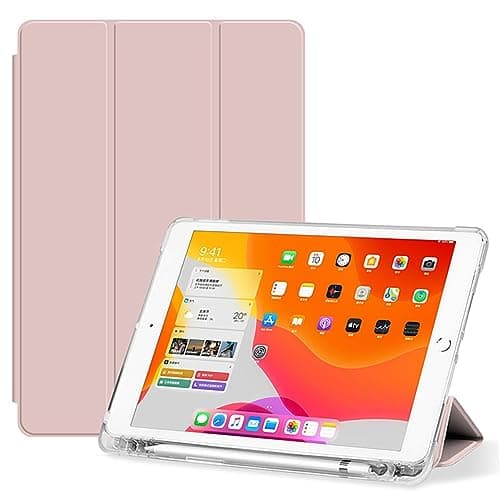 Tablet PC Case Case Compatible with Huawei Matepad SE 10.4 inch 2023 Tablet Case,TPU Slim Cover Auto Wake/Sleep Smart Case w/Pencil Holder Shockproof Cover with Clear Back Shell Protection(Baby Pink)