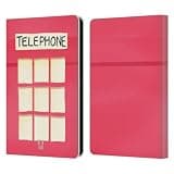 Head Case Designs Telephone Booth London Best Leather Wallet Case Compatible with Amazon Kindle Paperwhite 6