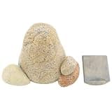 Fake Rock Key Hider, Weather Resin Hidden Key Box, Realistic Simulation Stone Secret Safe Holder, Outdoor Disguised Key Storage Ornament for Garden Yard Lawn