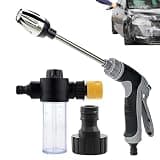 Garden Hose Nozzle High Pressure,Compact Auto Sprayer | Multifunctional Car High Pressure Washer | for Cleaning Home Garden Detailing Outdoor