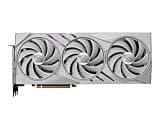 MSI 16GB D6X RTX 4080 Gaming X Slim white