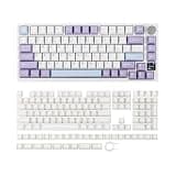 EPOMAKER Ajazz AK820 Pro 75% Wireless Mechanical Keyboard with TFT Smart Display&Knob+Phos Keycaps Set - 136 Keys Side-Printed Shine Through Keycaps