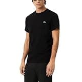Lacoste Mens Regular Fit Crew Neck T-Shirt, Black, 5