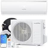 GrowthWing 12000 BTU Mini Split Air Conditioner & Heater, AuraCore Series 20 SEER2 115V Inverter Energy-Efficient AC with Remote & APP, WiFi Alexa, Pro Installation Kit, Up to 750 Sq.Ft.