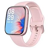 antfit Smart Watch for Women Android & iPhone, 1.85" Ultra HD AMOLED Display,10 Day Battery, 3ATM Swimming Waterproof, Answer/Make Calls, Fitness/Heart Rate/Sleep Tracker/100 Sports, Pink
