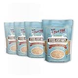 Bob's Red Mill Organic Steel Cut Oats - 24 Ounce (Pack of 4), Non GMO, Whole Grain, Vegan, Kosher, World Champion Oatmeal