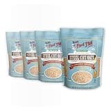 Bob's Red Mill Organic Steel Cut Oats - 24 Ounce (Pack of 4), Non GMO, Whole Grain, Vegan, Kosher, World Champion Oatmeal