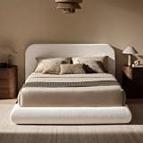 RECCI Airframe Bread King Curved Cloud Platform Bed Frame