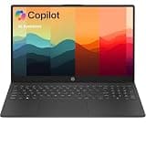 JVQ HP 15.6" Student and Home Laptop, 16GB RAM, 512GB External and 128GB UFS, Office 365 1 Year, Intel 4-Core N100, Windows 11, Wi-Fi 6, Anti Glare Display, Light and Slim for Everyday Use, Black