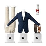 Automatic Ironing Machine, Portable Inflatable Clothes Dryer with Timer, Hands-Free Hot Air Garment Dryer & Wrinkle Remover for Shirts and Pants, Space-Saving Air Iron for Apartments, Dorms, Travel