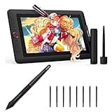 XPPen Drawing Tablet with Screen Full-Laminated Graphics Drawing Monitor Artist13.3 Pro Graphics Tablet XP-PEN PA2 8192 Pressure Battery-Free Stylus