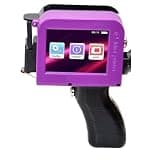 HUALUCK Small Portable Handheld Inkjet Label Printer QR Code Date Text Intelligent Printing Equipment Metal Plastic(Printer - 2 Ink)