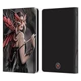 Head Case Designs Officially Licensed Anne Stokes Spellbound Dragon Friendship Leather Wallet Case Compatible with Amazon Kindle 11th Gen (2024)