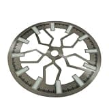 YUBJIANG Grey 28.5mm Watch Dial Green Luminous for NH70 Watch Movement Upgrade Accessory
