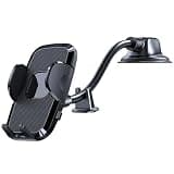 VURUPZAKS Car Phone Holder with Suction Cup Telescopic Dashboard Mobile Cell Support Bracket Car Navigation Bracket for 5-9CM Width Phones(Sucker Holder Hose)