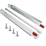 KSTK1 27-inch Washer Dryer Stacking Kit Replacement for LG Laundry Washer and Dryer - Solid Metal with Chrome Coated