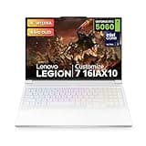 Hotface Customized Laptop, Created Using Lenovo Legion 7 16" WQXGA 165Hz Gaming Laptop, for Intel Core Ultra 7 255HX, RTX 5060, 16GB/32GB/64GB RAM, 1TB/2TB/4TB SSD, Backlit Keyboard, Win 11, White