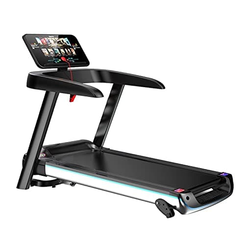 RJYYYDS Exercise Portable Folding Treadmill with LCD Display 2.5HP Desk Treadmill for Home Gym Cardio Fitness