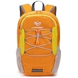 IVYGREEN Little Kids Hiking Backpack for Boys or Girls, Small Daypack for Camping or Travel (Orange, Small)