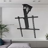 Supporto TV Motorizzato, Sollevatore Elettrico Telescopico con Sollevamento Automatico, Supporto tv Motorizzato per TVs da 32-70 Pollici, capacità di Carico 45kg/99Lbs