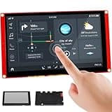 ELECROW ESP32 Display 800×480, 7 Inch HMI Basic ESP32 RGB TFT LCD Touch Screen with Acrylic Case, 32-Bit LX7 Dual-Core Processor, Up to 240MHz, Compatible with Arduino, LVGL, PlatformIO, MicroPython