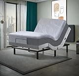 Premium Queen Adjustable Bed with 14 Inch Prime Gel Memory Foam Mattress, Massage, Zero Gravity, Anti-Snore, Programmable Memory Positions, USB, Underbed Lighting, Zero Clearance