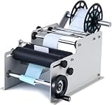Efficient Manual Round Labeling Machine - Bottle Label Applicator for Round Bottles, Ideal for Home & Business Use, Easy to Operate, Perfect for DIY Projects