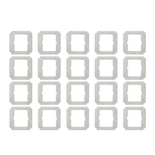 Compatible for ECOVACS Winbot Mini, W-CC02-0012 Pad Automated Window Cleaner Parts Mop Cloth Replacement Accessories(20PCS)