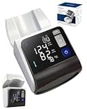 Saker Automatic Blood Pressure Monitor Upper Arm, No-Wrap Auto-Fit Design, Fits 8.5"–15.7", Large Display BP Machine with 4 Users 199 Readings Each, One-Touch for Home Use (U90B)
