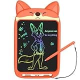 CHAFEGY LCD Writing Tablet 10 Inch, Doodle Board Toy, Cute Fox Drawing Pad for Kids Ages 3-8 - Educational Gift for Christmas & Birthday (Fox)