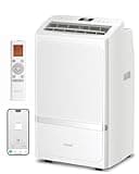Portable Air Conditioners, 16000 BTU AC Cools up to 800 Sq Ft, Quiet 40 dB Free Stand Portable AC with Drainage-Free Cooling/Fan/Dehumidifier, Sleep Mode, APP&Remote Control, Installation Kit