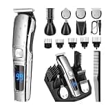 OISNGWNG Multi Functional Intelligent Hair Clipper Household Set Shaver Digital Display Electric