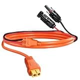 XT60 Connector Solar Panel Cable, 3.4FT 12AWG MC4 to XT60 Extension Cable Compatible with Most Portable Power Stations, XT60 Plug Solar Panel Adapter for RV Charging Systems & Solar Generator