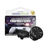 KontrolFreek FPS Freek Galaxy Black for PlayStation 4 (PS4) and PlayStation 5 (PS5) | Performance Thumbsticks | 1 High-Rise, 1 Mid-Rise | Black (Limited Edition)