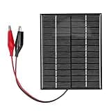 12V 2W Polysilicon Solar Panel with High Conversion Efficiency for Outdoor Lights, Radios, and DIY Power Systems