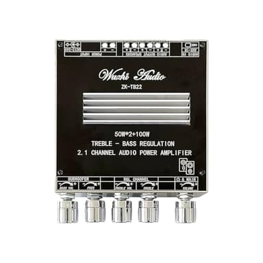 ZK-TB22 ZK-TB22P 2.1 Channel BIIuetuoth Compatible Audlo Power Amplifer Board 50W X 2+100W Subwoofer TWS Wirreless TPA3116 TWS New 2026 Electronic & Accessories