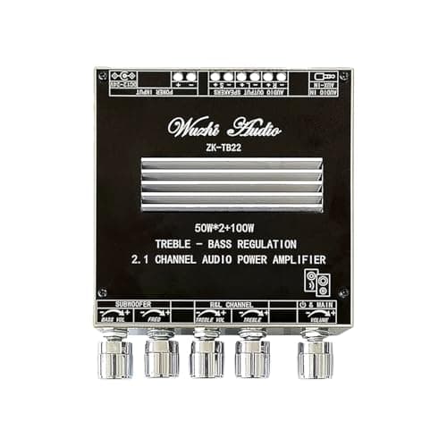 ZK-TB22 ZK-TB22P 2.1 Channel BIIuetuoth Compatible Audlo Power Amplifer Board 50W X 2+100W Subwoofer TWS Wirreless TPA3116 TWS New 2026 Electronic & Accessories