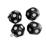 Hand Held 3D Scanner Magnetic Sphere Magnetic Marker Point Highly Reflective Marker Point Inner Ring 6mm Outer Ring 10mm for Complex Details