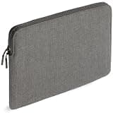 Lectronify Laptop Sleeve for 14 inch MacBook Pro and All 14 inch Laptops Water Resistant 600D Nylon Exterior Plush Padded Interior Wide Opening Zipper Case, Perfect for Daily Commuting & Traveling