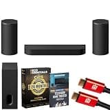 Sony HTA8 BRAVIA Theater Trio, Three-Unit System Bundle with Theatre Sub 7 Subwoofer, Deco Essentials CPS 26 Month Protection, 2X HDMI Cables, & Deco Gear Complete Home Theater Beginner's Guidebook