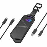 ASUS ROG Strix Arion Aluminum Alloy M.2 NVMe SSD Enclosure Case Adapter, USB 3.2 Gen 2 Type-C ,10 Gbps, USB-C to C and USB-C to A Cables, Fits PCIe 2280/2260/2242/2230 M Key/B+M Key, 1 Year Warranty