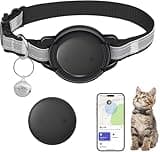 GPS Tracker for Cats (iOS Only), mini GPS Cat Tracker, Smart Pet Activity Tracker, No Monthly Fee, Compatible with Apple Find My, Anti-Lost, Finder Tag for Vehicles, Pets, Kids, Items (1 Pack)