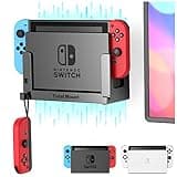 TotalMount Wall Mount for Nintendo Switch 1 (Mounts Switch 1 by TV) – Switch 1 Gray