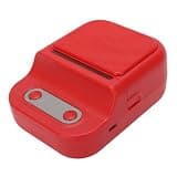Asixxsix Label Maker Machine, Bluetooth Thermal Label Printer with Printing Paper, Portable Bluetooth Printer for School Office Home Business (Red)