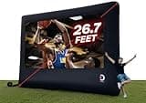 Elite Outdoor Movies Home 20' ft Nano System -True 20x11 Front/Rear Projection Surface (24' Diagonal) Washable/Removable Surface- Heavy Duty - Surface Sits 4.5' Above Ground- Made in USA